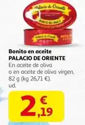 Alcampo Palacio de oriente - bonito en aceite oferta