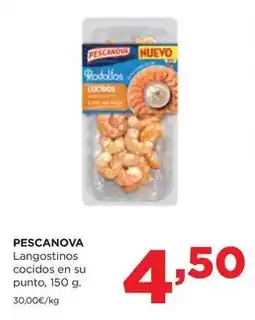 Alimerka Pescanova - langostinos cocidos en su punto oferta