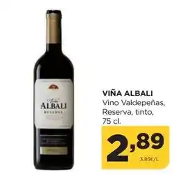 Alimerka Viña albali - vino valdepenas reserva, tinto oferta