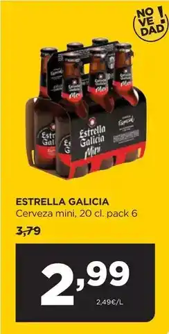 Alimerka Estrella galicia - cerveza mini oferta