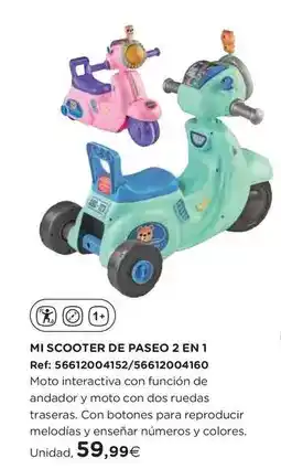 El Corte Inglés Botones - mi scooter de paseo 2 en 1 oferta
