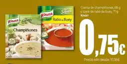 Unide Market Knorr - crema de champinones o sopa de rabo de buey oferta