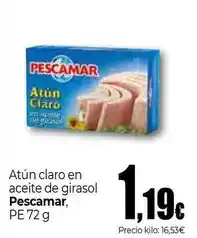 Unide Market Pescamar - atún claro en aceite de girasol oferta