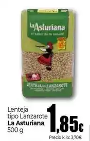 Unide Market La asturiana - lenteja tipo lanzarote oferta
