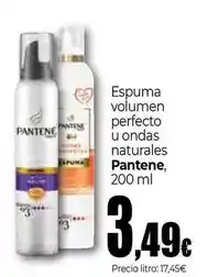 Unide Market Pantene - espuma volumen perfecto u ondas naturales oferta