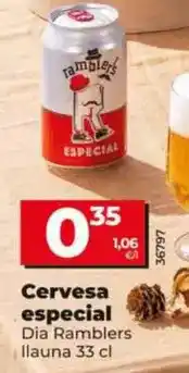 Dia Dia ramblers - cerveza especial lata 33 cl oferta