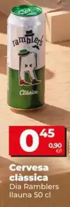 Dia Dia ramblers - cerveza clásica lata 50 cl oferta