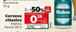Dia Mahou - cerveza clásica lata 33 cl oferta