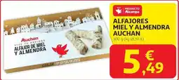 Alcampo Auchan - alfajores miel y almendra oferta