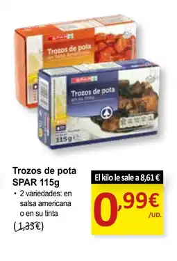 SPAR SPAR Trozos de pota oferta