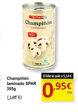 SPAR SPAR Champiñón laminado oferta
