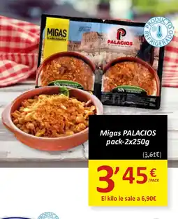 SPAR PALACIOS Migas oferta