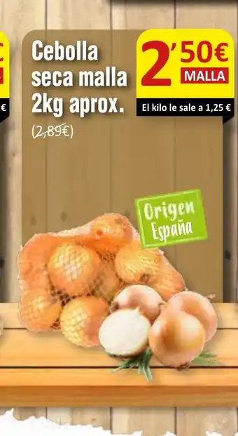 SPAR Cebolla seca malla oferta