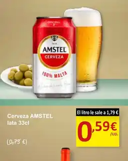 SPAR AMSTEL Cerveza oferta