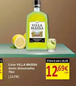 SPAR VILLA MASSA Licor limón (limoncello) oferta