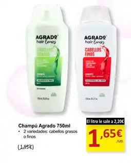 SPAR Champú Agrado oferta