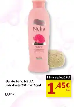 SPAR NELIA Gel de baño hidratante oferta