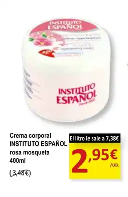 SPAR INSTITUTO ESPAÑOL crema corporal oferta