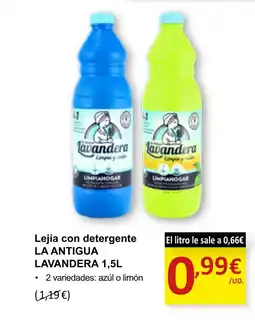 SPAR LA ANTIGUA LAVANDERA Lejía con detergente oferta