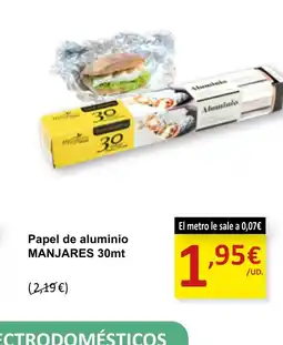 SPAR MANJARES Papel de aluminio oferta