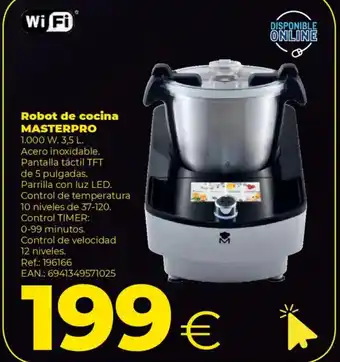 Makro MASTERPRO Robot de cocina oferta