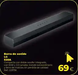 Makro LG Barra de sonido S20A oferta