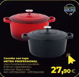 Makro METRO PROFESSIONAL Cocotte con tapa oferta