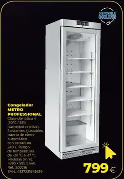 Makro METRO PROFESSIONAL Congelador oferta