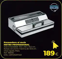 Makro METRO PROFESSIONAL Envasadora al vacío oferta