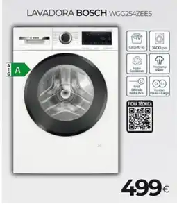 Tien 21 BOSCH Lavadora wgg254zees oferta