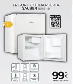 Tien 21 SAUBER Frigorífico una puerta serie 1-51 oferta