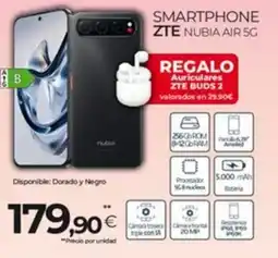 Tien 21 ZTE Smartphone nubia air 5g oferta