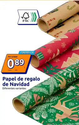Action Papel de regalo de Navidad oferta