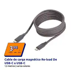 Action Cable de carga magnético Re-load De USB-C a USB-C oferta
