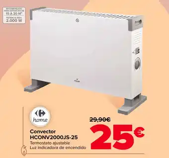 Convector HCONV2000JS-25