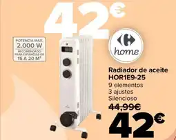 Carrefour Radiador de aceite HOR1E9-25 oferta
