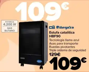 Carrefour Estufa catalítica HBF90 oferta