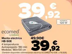 Carrefour ECOMED Manta eléctrica HB-50E oferta