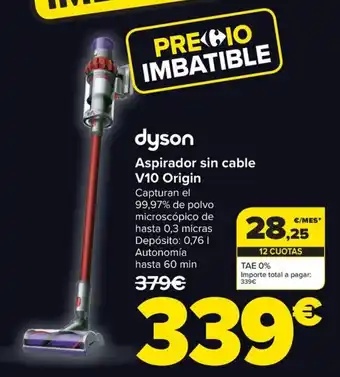 DYSON Aspirador sin cable V10 Origin