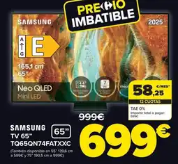 Carrefour TV 65" TQ65QN74FATXXC oferta