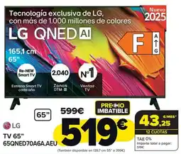 Carrefour TV 65" 65QNED70A6A.AEU oferta
