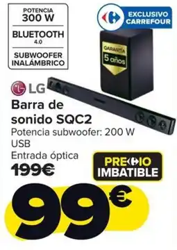 Carrefour LG Barra de sonido SQC2 oferta