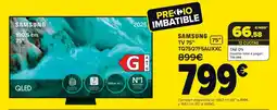 Carrefour SAMSUNG TV 75" TQ75Q7F5AUXXC 899€ oferta