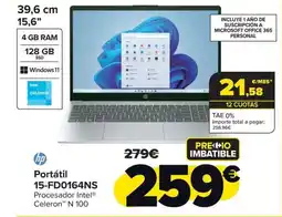 Carrefour HP Portátil 15-FD0164NS oferta