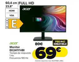 Carrefour ACER Monitor EK241YHBI oferta