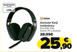 Carrefour KROM Auricular Kanji inalámbrico oferta