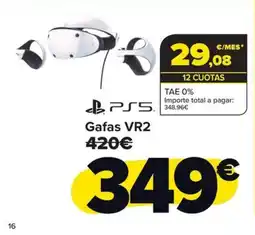 Carrefour PS5 Gafas VR2 420€ oferta