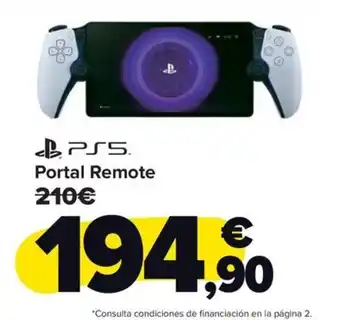 Carrefour PS5 Portal Remote oferta