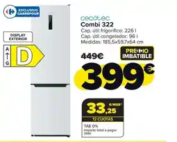 Carrefour CECOTEC Combi 322 oferta