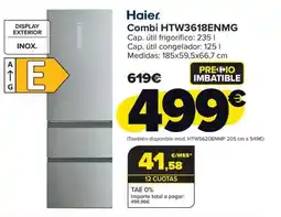 Carrefour HAIER Combi HTW3618ENMG oferta